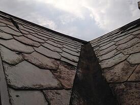 old slate roof