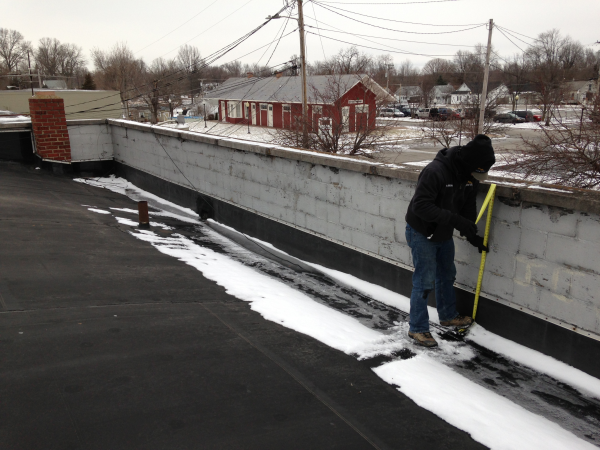 Rubber roof