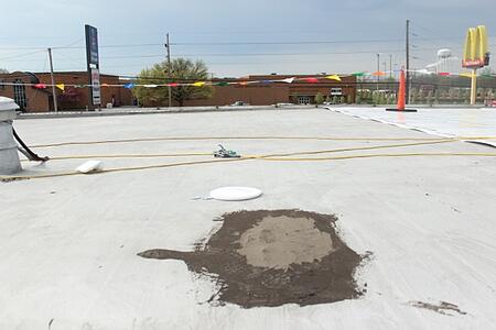 New Flat Roof: Sherman Williams Saves the Paint