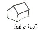 gabled roof 