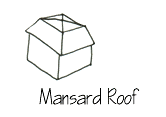 mansard shape