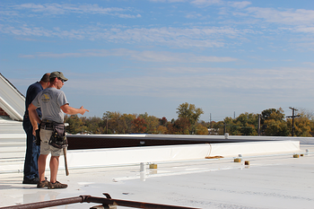 flat roof inspection