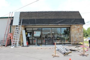 Metal roof installation