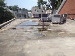 commercial flat roof