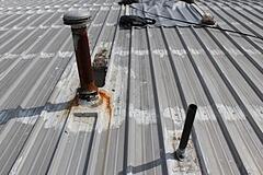 leaking metal roof