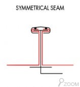 symmetrical seam
