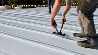 238T standing seam metal roof mechanically attached