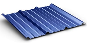 R Panel metal roof for commercial or industrial