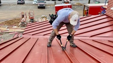 Standing Seam Metal Roof Seam Caps-1