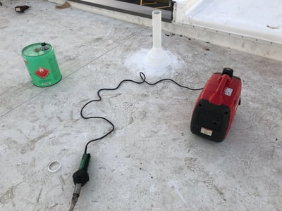 Flat Roof Installation Welding-Louisville