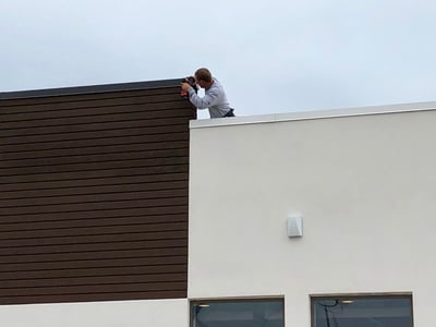 Metal Coping Installation Parapet Walls Flat Roof-Clarksville