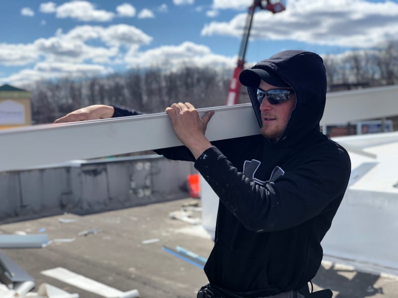 Custom Metal Coping Installation-Crawfordsville