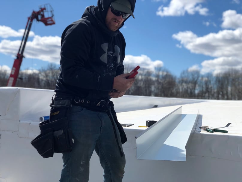 Metal Coping Installation Flat Roof Repair- Crawfordsville