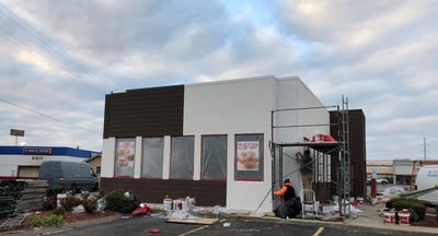 Flat Roof Repair New Metal Coping Installation