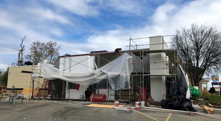 Standing Seam Metal Coping Installation-Magnolia