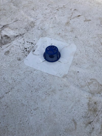 Flat Roof Vent and Membrane-New Haven