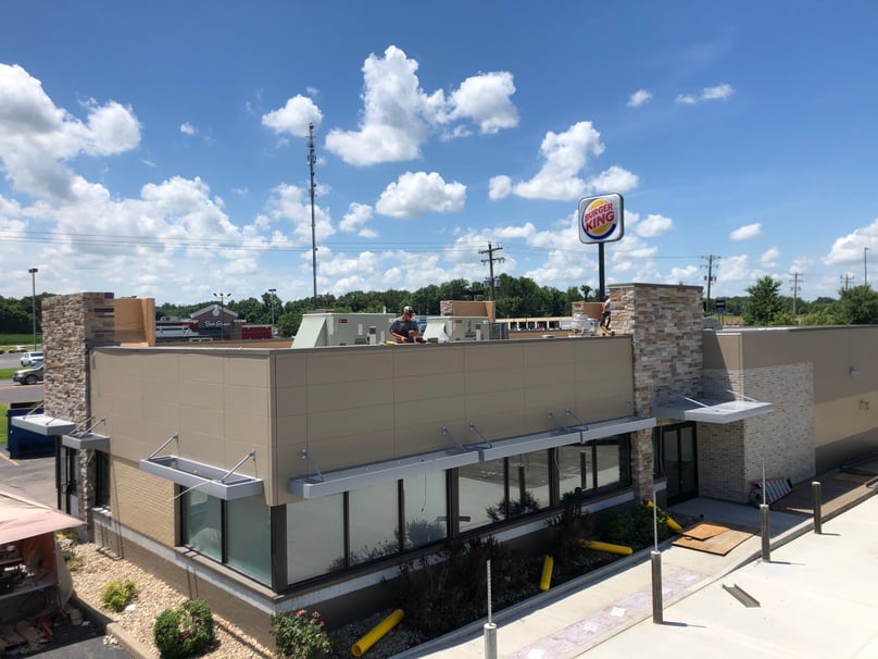 Flat Roof Metal Coping Installation- Princeton