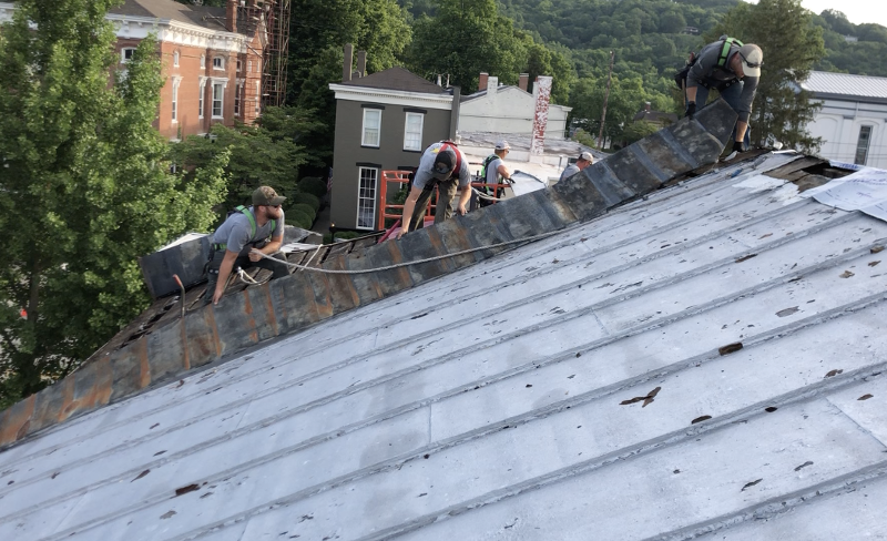 old standing seam with leaks-1