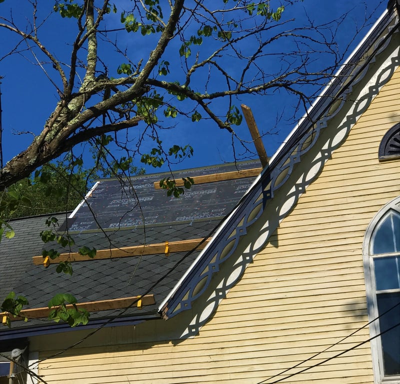 Designer Sienna Shingle Installation Historical Roof Repair- NorthVernon