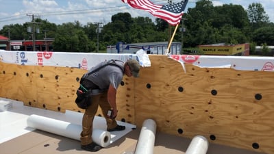 Flat Roof Parapet Walls- Dixie Hwy