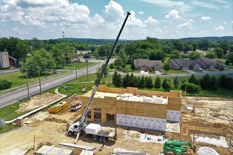 Flat Roof Installation Lift- Greenwood