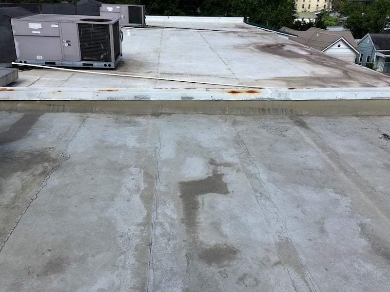 Flat Roof Repair Damage-First Baptist Church.jpg