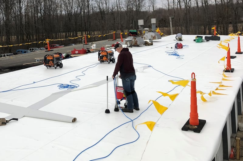 Rhino Bond Roofing Installation-Toyota