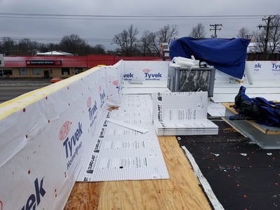 Flat Roof Installation PVC Membrane- Versailles, KY