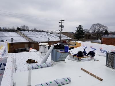 Flat Roof PVC Insulation and Mebrane Welding- Versailles, KY