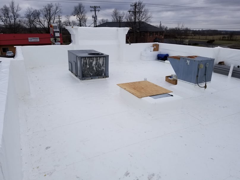 Flat Roof PVC Mebrane Vent Completion- Versailles, KY