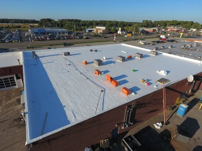 Flat Roof Membrane Installation-Madison