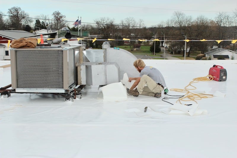 Commercial Flat Roof HVAC Unit- North Vernon.jpg