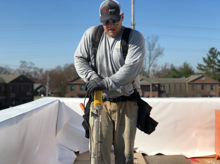 Flat Roof Insulation Installation- Louisville