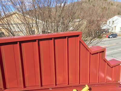 Standing Seam Metal Coping Cap Installation- Madison