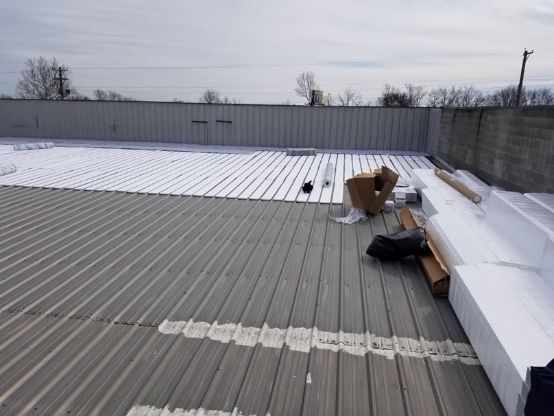 Metal Roof Repair Mebrane Installation- Lexington