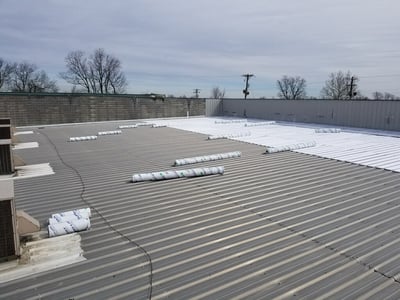 Metal Roof Repair PVC Membrane Recover-Lexington