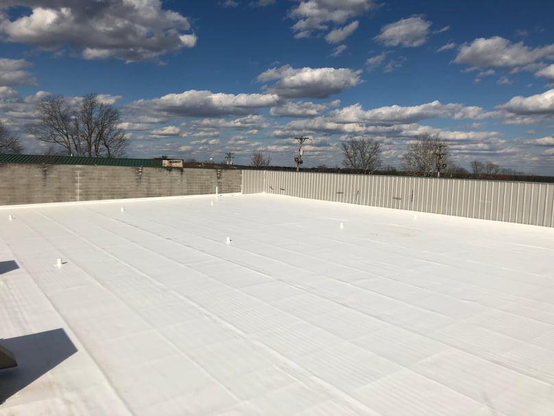 PVC Flat Roof Membrane Installation- Lexington