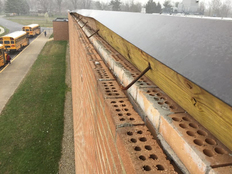 Rubber Roof Repair Metal Edge Wood Nailer-MJHS