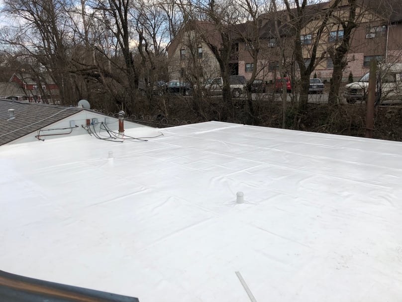 Flat Roof Recover Installation-Louisville