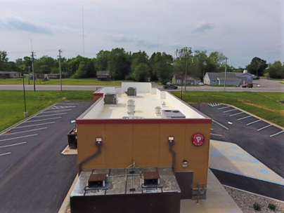 Flat Roof Repair Metal Coping Installation- Salem