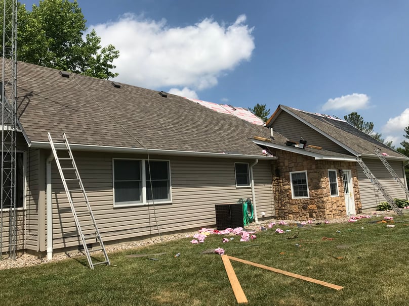 Shingle Roofing Repair Dimensional Shingle Installation-Madison
