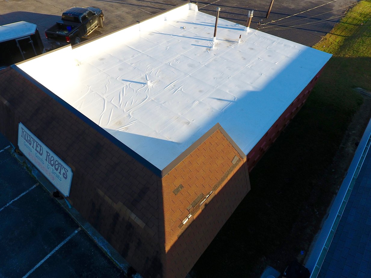Rusted Roots Commercial Flat Roof Indiana