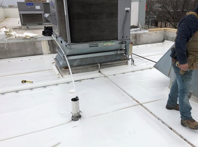 Flat Roof Membrane Installation Recover-Lexington-1