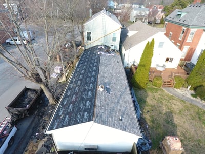 Designer Shingle Roof Installation Progress-Madison