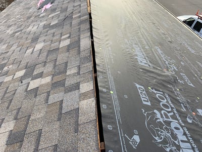 Roof Peak Designer Shingles Installation-Madison