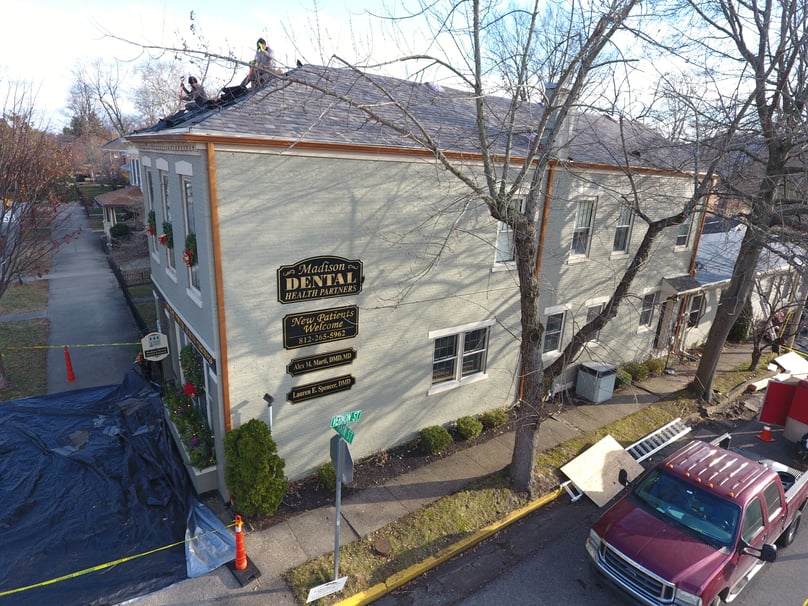 Spencer Dental Dimensional Shingle Installation-Madison