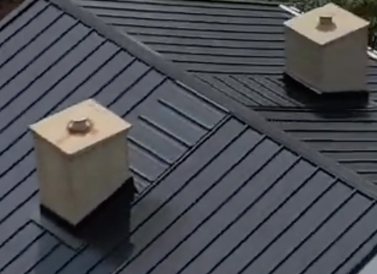 138 T Standing Seam Metal Roofing Best, Metal Roofing Around Chimney